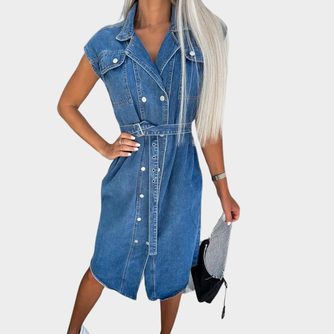 Vestido de ganga diário